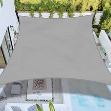 Sun Shade Sail Gray Rectangle Canopy Awning Cover Outdoor Yard Patio Garden Pool Garden Awning price