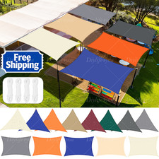 Waterproof Sun Shade Sail Patio Awning Outdoor Garden Pool Canopy Shelter Cover Garden Awning price