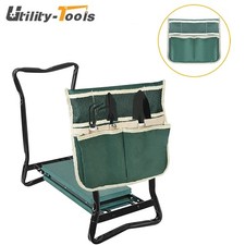 Foldable Garden Kneeler Bench Stool Soft Cushion Seat Pad Kneeling w Tool Pouch Garden Stool price