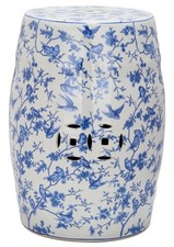 Safavieh BLUE BIRDS GARDEN STOOL, Reduced Price 2172793627 ACS4514A Garden Stool price