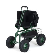 Rolling Gardening Stool Garden Seat with Wheels 360 Degree Swivel Seat Backrest Garden Stool price