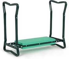 Backyard Expressions Garden Kneeler & Seat – 2-in-1 Garden Stool and Kneeler, Fo Garden Stool price