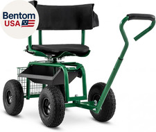 Garden Seat with Wheels, Rolling Gardening Stool with Adjustable 360° Swivel Sea Garden Stool price
