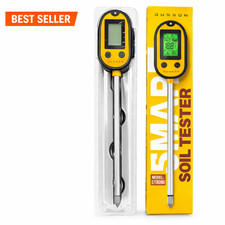 Dusson 5-in-1 Soil Tester pH Moisture Light Temp Nutrient Meter Garden Probe 12" Other Test and Measurement Devices price