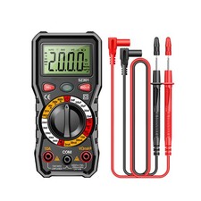 Digital Multimeter Auto-Ranging 600V 10A Measures AC DC Volt Amp Ohm Temp Diode Other Test and Measurement Devices price