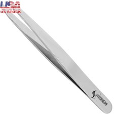 Precision Slant Tweezers Facial Hair Ingrown Hair Plucking Non Slip Grip New Tweezers price