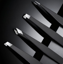 4-Piece Professional Tweezers Set, Tweezers for Eyebrows, Facial Hair, Splinter Tweezers price