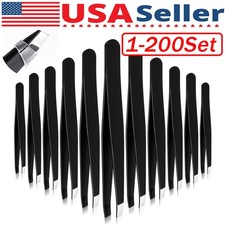 Eyebrow Tweezers Eyebrow Clip 4Piece Hair Beauty Pluckers Stainless Steel Tweezers price