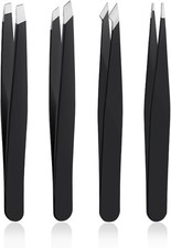 Stainless Tweezers Set Black Precision Ingrown Hair Tweezers price