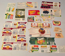 1980s Various Grocery Food Packaging   Lot 5      About 24 Pieces Food price