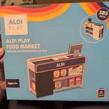 Aldi Play FOOD MARKET 385 Pieces Grocery Movable Parts New In Box Food price