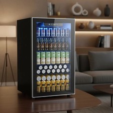 Mini Fridge 130 Can Beverage Refrigerator Cooler, 3.2 Cu.Ft Drink Fridge Freezers price