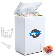 Clickoods 3.5 Cu.Ft Chest Freezer with Adjustable Thermostat & Removable Basket Freezers price