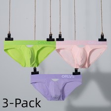 3 Pack  Men's Low Rise Briefs, Ultra-Soft Breathable Underwear Men's Briefs price