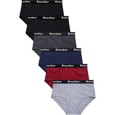 3 6 12 pack Men's Classic Color Band Briefs 100% Cotton Knocker Lots Underwear Men's Briefs price