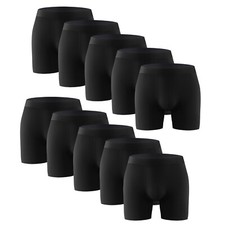 10PK Mens Boxer Briefs Breathable Tagless Underwear Soft Comfort Flex Waistband Men's Briefs price