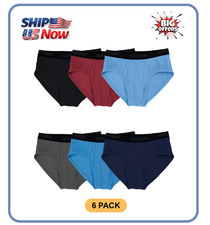 Fruit of the Loom Mens Cotton Stretch Briefs Soft Underwear, Sizes S-2XL, 6 Pack Men's Briefs price
