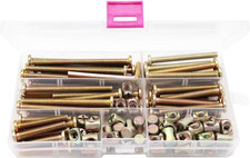 Baby Bed Crib Screws Hardware Replacement Kit, 100Pcs 1/4-20" Crib Hardware Scre Baby Bed price