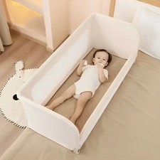 Baby Bed Rail Guard for Toddlers, 72.8''x15.7''x15.7'' Foldable Bed Wheat Baby Bed price