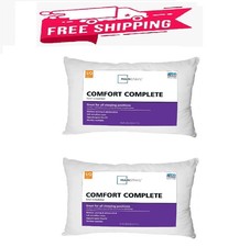 Mainstays Comfort Complete Bed Pillow, Standard/Queen (2 Pack) Pillow price