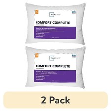 (2 pack) Comfort Complete Bed Pillow, Standard/Queen Pillow price