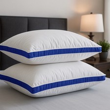 Pack of 2 Bed Pillows Quilted Hotel Quality Down Alternative Gusseted Pillow Pillow price