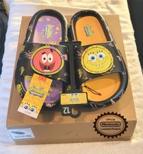 Men’s Size 12 Nickelodeon SpongeBob SquarePants Slide Sandals Slippers 100% EVA Men's Slippers and Sandals price