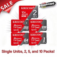 Micro SD Card Ultra 32GB 64GB 128GB 256GB 1TB 2TB Class 10 TF Wholesale Lot Memory Cards price