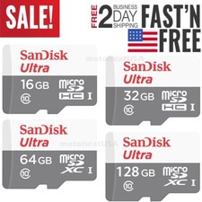SanDisk Micro SD Card Ultra 16GB 32GB 64GB 128GB 256GB TF SDHC/SDXC Class 10 Lot Memory Cards price