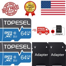 TOPESEL 16G 32G 64G 128G Lot 1-100Pack U1 U3 High Speed Ultra SD Card TF Card Memory Cards price