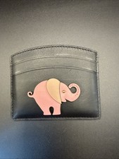 Kate Spade Elephant Slim Cardholder  Cardcase Wallet Black Pink Women's Card Holder price