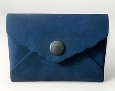 Portland Leather Goods Captain Blue Mini Daisy wallet coin purse Women's Card Holder price
