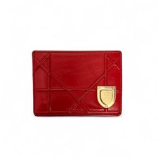 Christian Dior Lady Dior Card Holder M35R - Spicy Red with tag Women's Card Holder price