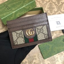GG Ophidia Web Card Holder Case With Box Women's Card Holder price