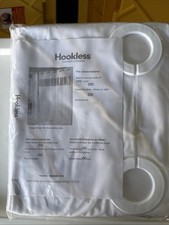 Hookless Shower Curtain 8GA Vinyl Vision White 71”x74” Shower / Bathroom Curtain price