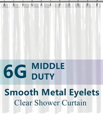 Clear Shower Curtain Set,Waterproof,PEVA Shower Curtain Liner for Bathroom，72W x Shower / Bathroom Curtain price