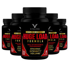 Huge Load Formula Optimizes Strength, Boost Performance and Stamina 300 Capsules Strength and Performance Products price