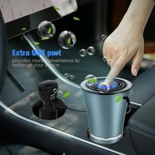 360° Car Air Purifier HEPA USB Portable for Vehicle Odors Pollen Filters price