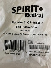 (4) SPIRIT MEDICAL l CF-36850-2 RESMED FELT POLLEN  FILTERS 2 PER PGK. = 4 Pollen Filters price