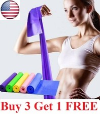 5 Feet Stretch Resistance yoga Bands Exercise Pilates Yoga GYM Workout band Resistance Band price