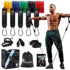 XPRT Fitness 11-Piece Resistance Bands Set 150LB - Ultimate Home Gym Kit Resistance Band price