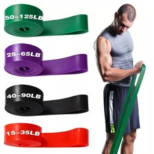 Heavy Duty Resistance Bands (Set of 4 ) Exercise Pull up Assist Fitness Workout Resistance Band price