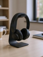 Black Headphone Stand Universal Holder Desktop Accessory for All Brands & Models Headphone Accessory price