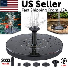 Solar Power Bird Bath Fountain Pump Upgrade 1.4W Solar Fountain With 4 Nozzle Garden Supplies price