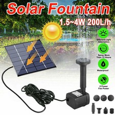 Solar Power Fountain Submersible Floating Water Pump Bird Bath Pond Garden Pool Garden Supplies price