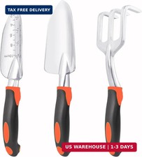 Garden Tools Set, 3 Pack Heavy Duty Gardening Tools Set Include Garden Shovel, T Garden Supplies price