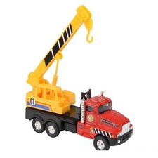 Pull Back Die-Cast Metal Construction Vehicle - HOOK CRANE TRUCK (5.25 inch) New Toy Truck & Construction Vehicle price