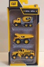 CAT Metal Construction Vehicles 3-Pack Cement Mixer Dump Truck Grader Toy Truck & Construction Vehicle price