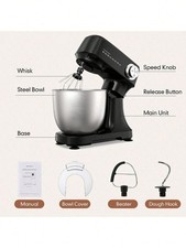 Multi-function Kitchen Stand Mixer,Electric Dough Kneader with Hook Beater Whisk Dough Mixer price