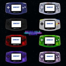 Nintendo Game Boy Advance Console with Backlit Screen IPS V5 GBA CHOOSE COLOR Nintendo Game price